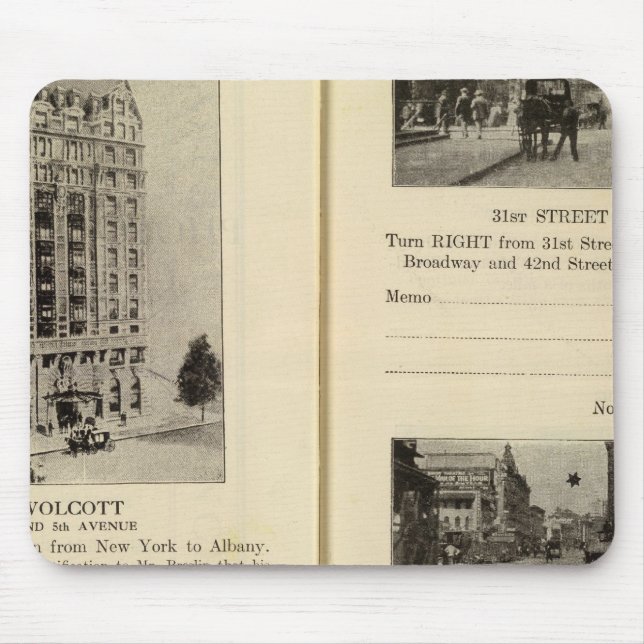 79496 Hotel Wolcott Broadway at 31. & 42. Mousepad (Vorne)