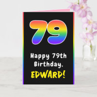 79. Geburtstag: Farbiger Regenbogen # 79, Individu