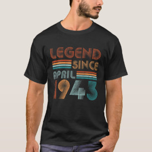 79. Geburtstag für 79-jährige Legende seit 1. Apri T-Shirt