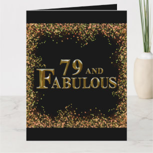 79. Geburtstag  Karte