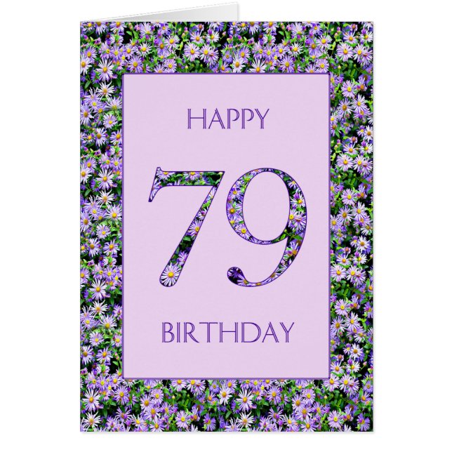 79. Geburtstag Lila Daisies (Vorne)
