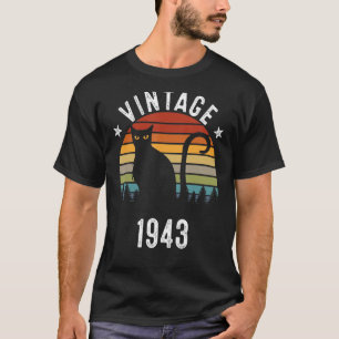 79. Geburtstag Vintag 1943 79 Jahre T-Shirt