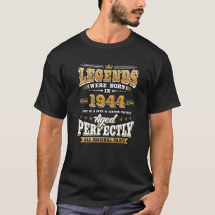 79. Geburtstag Vintage Legenden Geboren 1944 79 Ja T-Shirt