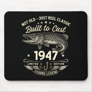 79. Geburtstags-Anglergeschenk Männer Original 194 Mousepad
