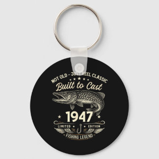 79. Geburtstags-Anglergeschenk Männer Original 194 Schlüsselanhänger
