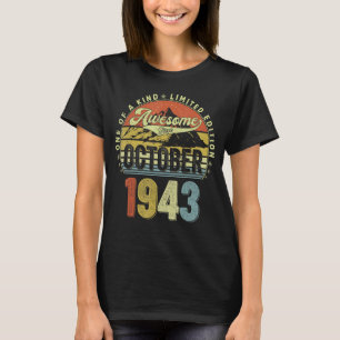 79 Jahre Phantastisch seit Oktober 1943 79. Geburt T-Shirt