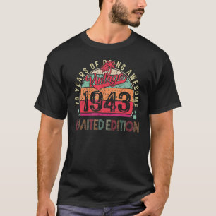 79 Jahre Vintag 1943 79. Geburtstag T-Shirt