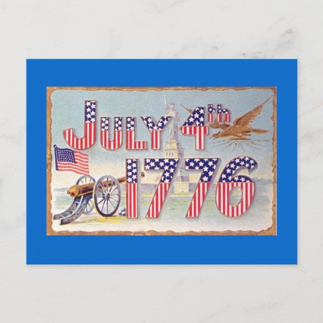 7-4 Vintage Postkarte (Vorderseite)