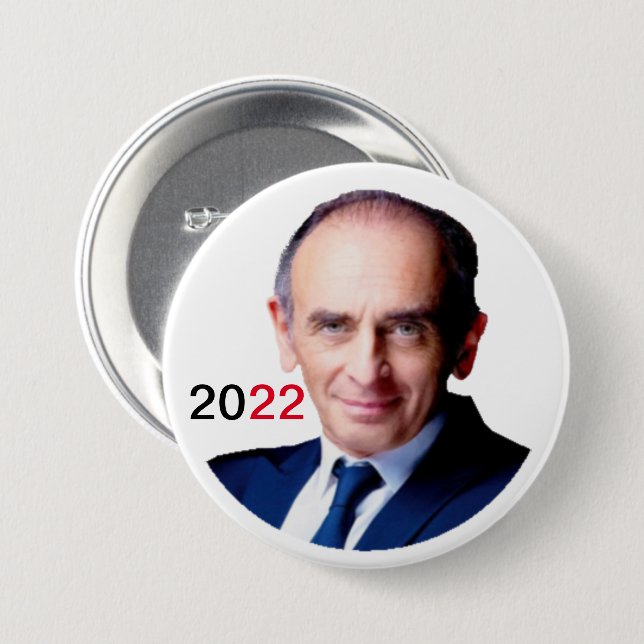 7,6 cm Zemmour 2022 Button (Vorne & Hinten)