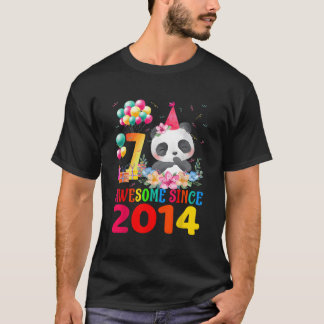 7 7. Panda Toll seit 2014 T-Shirt