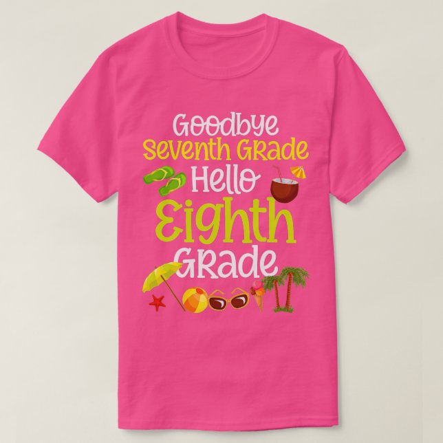 7. Abschluss Goodbye 7. T-Shirt (Design vorne)