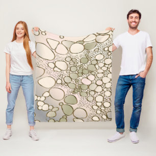 7 Abstrakte Digitalarbeit 5 Fleecedecke