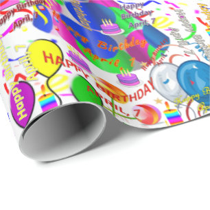 7. April Geschenkpapier