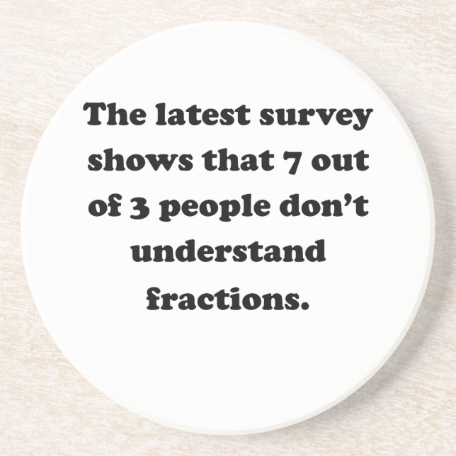 7 aus 3 Leuten heraus Untersetzer (Vorne)