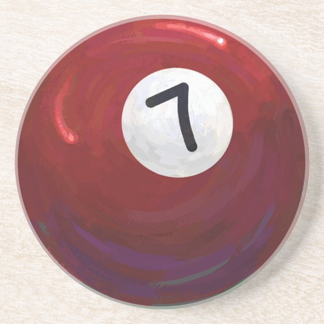 7 Ball Getränkeuntersetzer (Vorne)