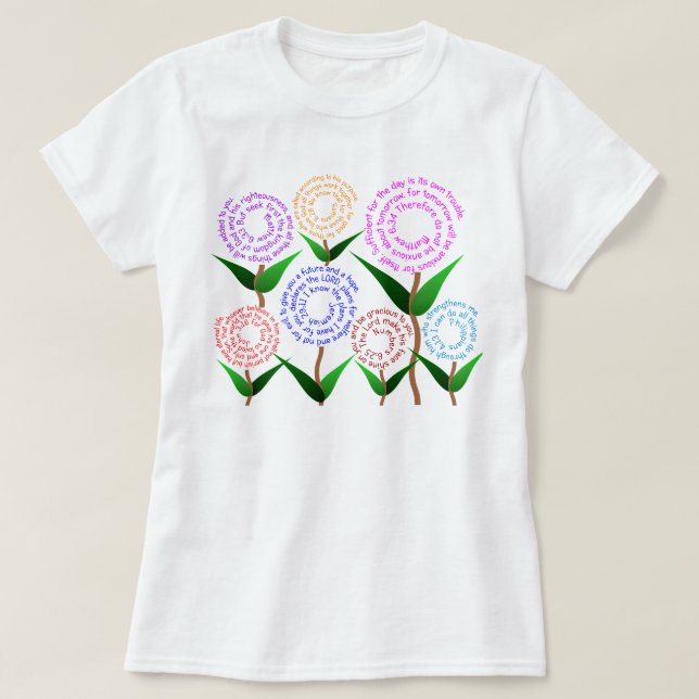 7 Bibel-Vers-T - Shirt (Design vorne)