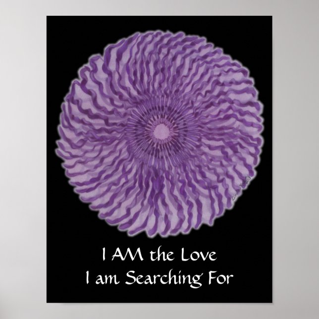 7. Chakra Art #2 - Göttliche Verbindung Poster (Vorne)