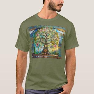 7-Chakra-Blütenbaum des Lebens T-Shirt