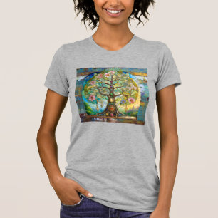 7 Chakra Blütenbaum T-Shirt
