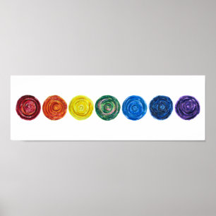 7 Chakras #1 Clearing Artwork Poster