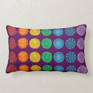 7 Chakras #1 heilende Grafik Lendenkissen