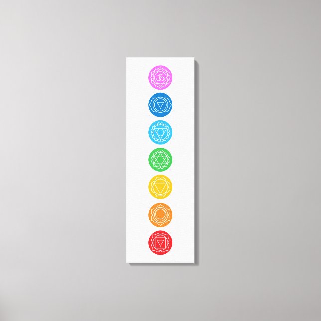 7 Chakras Canvas Print Leinwanddruck (Vorderseite)