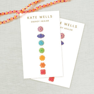 7 Chakras Kundalini Yoga Healer Visitenkarte