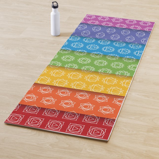 7 Chakras Muster Yoga Mat Yogamatte (Beispiel)