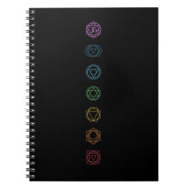 7 Chakras-Notebook Notizblock