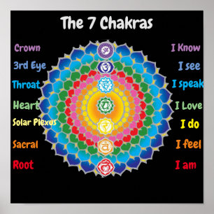 7 Chakras Poster