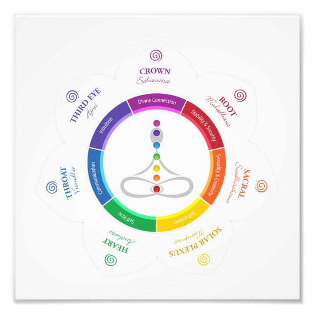 7 Chakras Poster (Vorne)