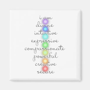 7 Chakras S für Yoga-Liebhaber Magnet