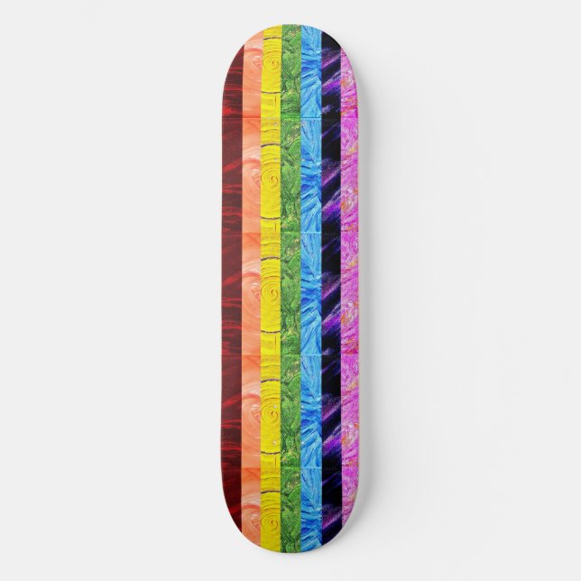 7 Chakras Skateboard (Vorderseite)