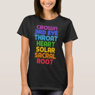 7 Chakras Sprichwort Cooles Yoga Zitat T-Shirt