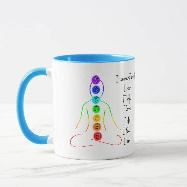 7 Chakras Style Yoga Meditation Tasse (Links)