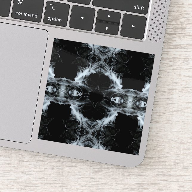 7 Deadly Sins and 7 Contrary Virtues Abstract Art Aufkleber (Detail)