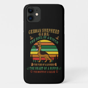 7 Deutsche Schäferhündin Mädchen Die Seele Einer H Case-Mate iPhone Hülle