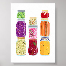#7 Food Canning Jars Poster