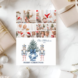 7 Foto Blau Chinoiserie Nussknacker Weihnachten