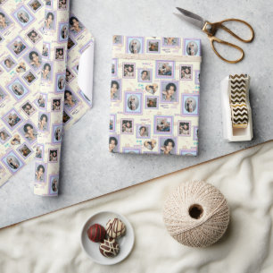 7 Foto-Collage Cute Kawaii korean k-pop hallyu Geschenkpapier