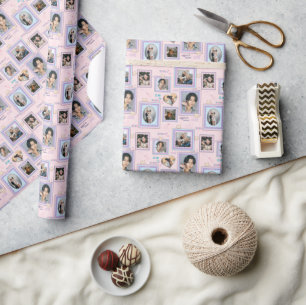 7 Foto-Collage Cute Kawaii korean k-pop hallyu Geschenkpapier