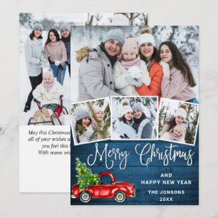 7 Foto Frohe Weihnachten Rote Farm Truck