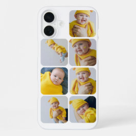 7 Foto Ihre eigene Personalisierte Collage iPhone 16 Plus Hülle
