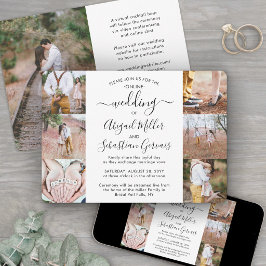 7 Foto Virtual Wedding Livestream Online-Zeremonie Einladung