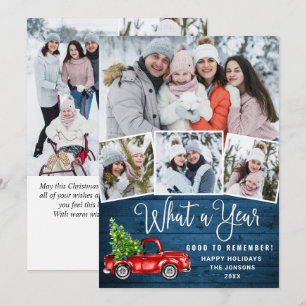 7 Foto Was für ein Jahr Weihnachten Roter Farmtruc