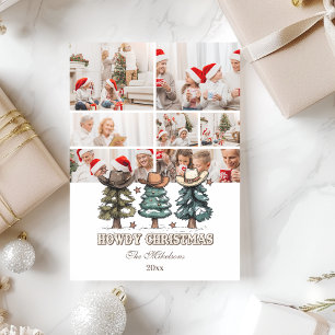 7 Foto Western Howdy Weihnachten