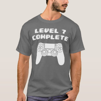 7. Geburtstag 7 Jahre alt Videospiel Bday retro T-Shirt