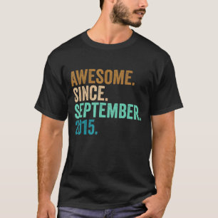 7. Geburtstag 7 Jahre Phantastisch seit September T-Shirt