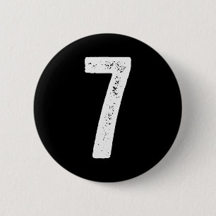 7. Geburtstag 7 Jahre Uniform Srts Team Trikotnumm Button