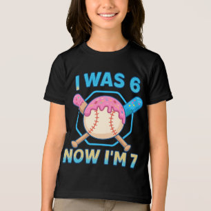 7. Geburtstag Baseball Donut Thema Tri-Blend Shirt